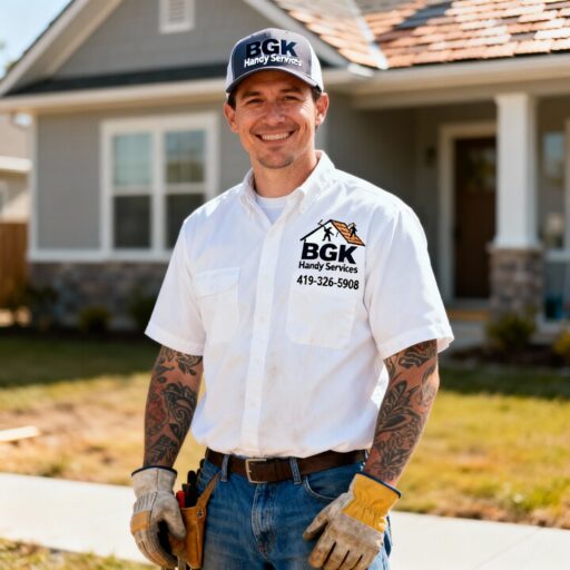 Worker at BGK Handy Services